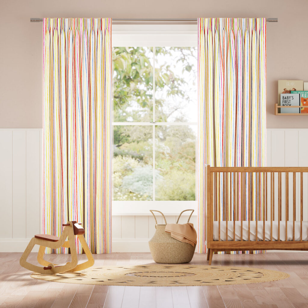 Suki Stripe Multi Curtains