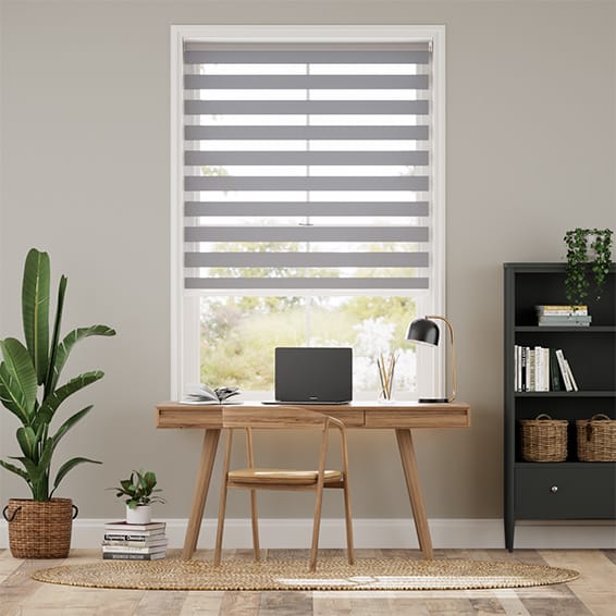 Thunder Grey Zebra Blinds
