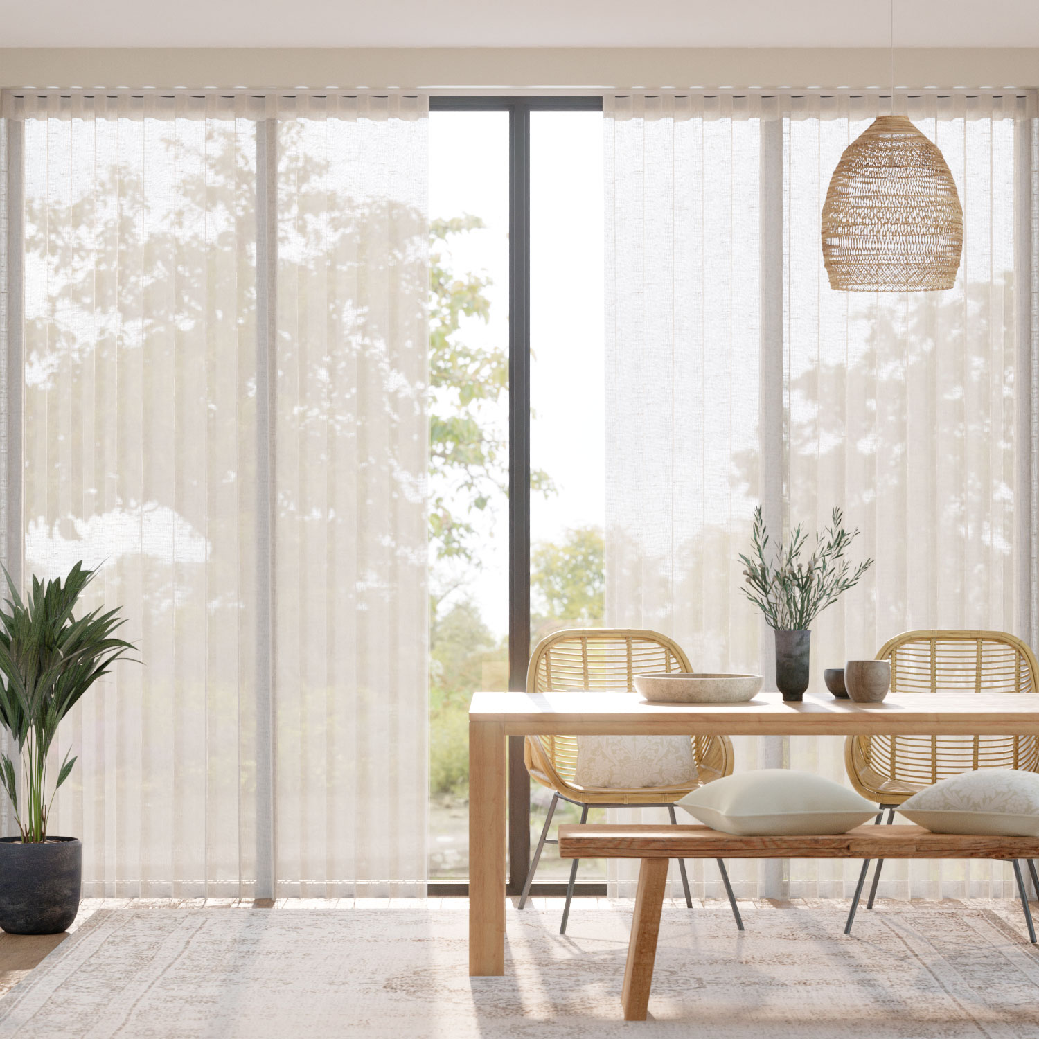 Voile Neutral Sheer Curtains